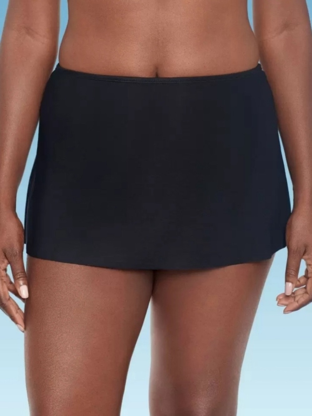 Dreamsuit by Miracle Brands Slimming Control Solid Swim Bikini Skirt Size 16